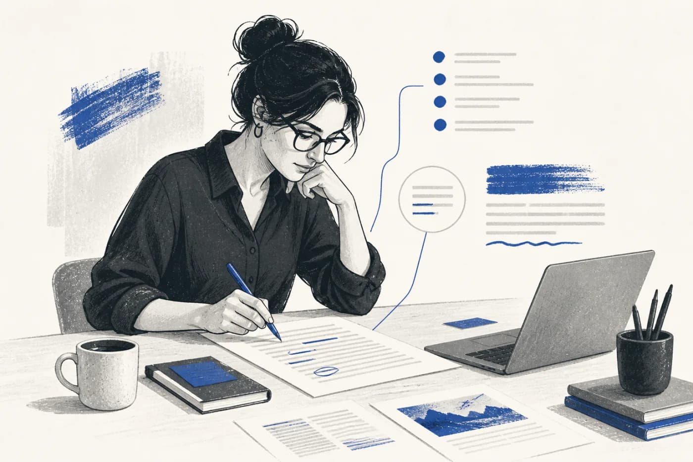 Editors keep the final word illustration